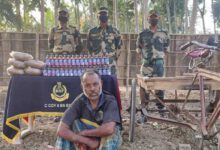 BSF-arrests-smuggler-on-India-Bangladesh-border